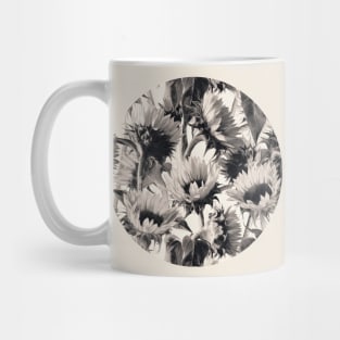 Sunflowers in Soft Sepia Mug